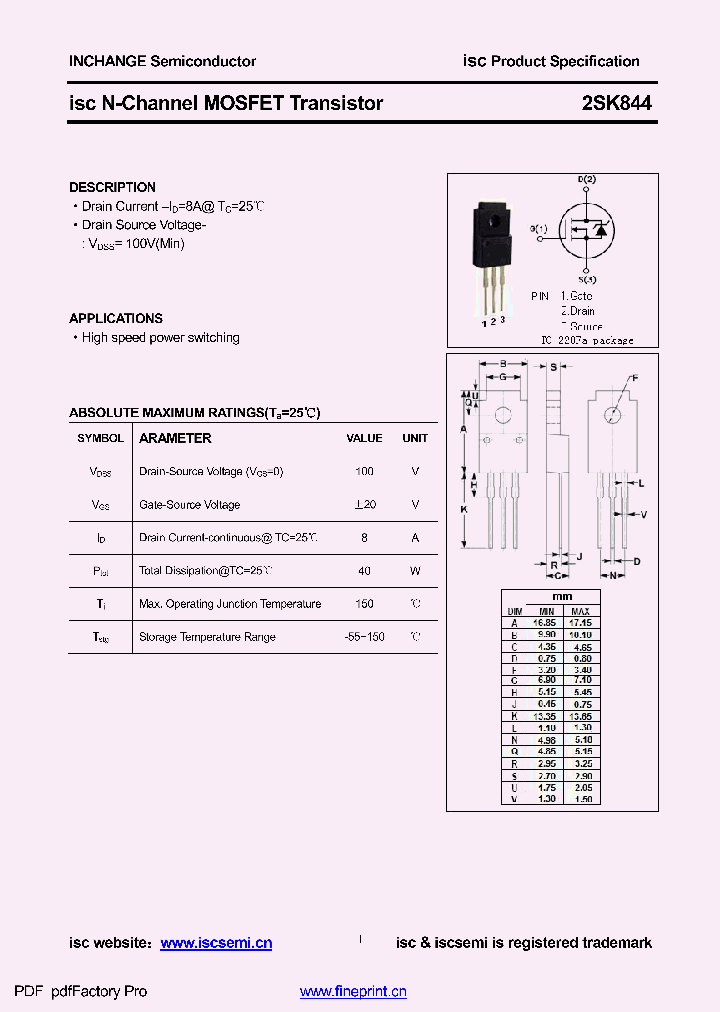 2SK844_8960207.PDF Datasheet