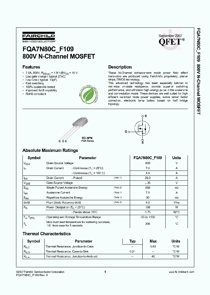 FQA7N80C-F109_8961583.PDF Datasheet