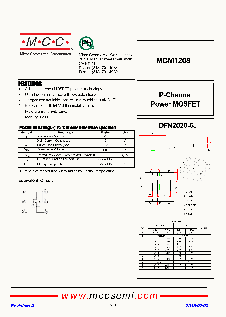 MCM1208_8963173.PDF Datasheet