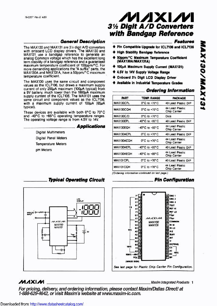 MAX131ACQH-D_8965955.PDF Datasheet