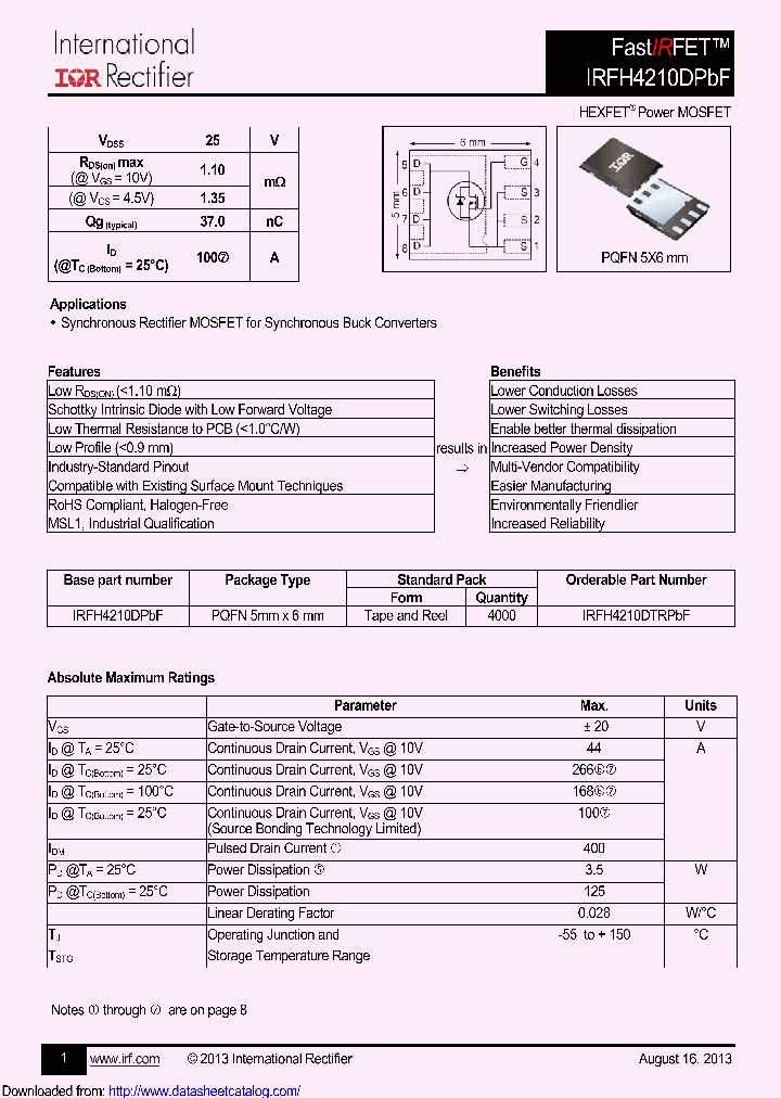 IRFH4210D_8968235.PDF Datasheet