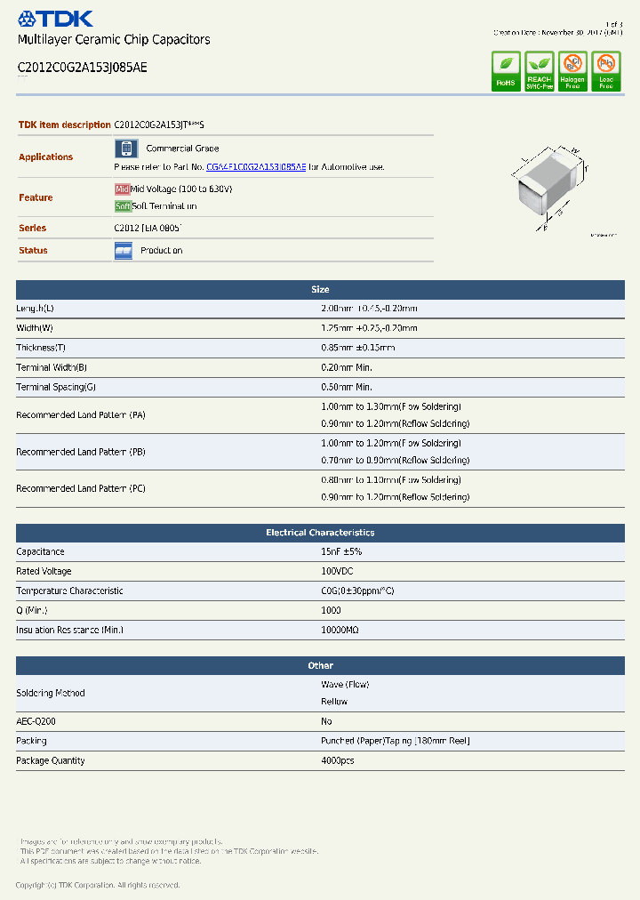 C2012C0G2A153J085AE_8968412.PDF Datasheet