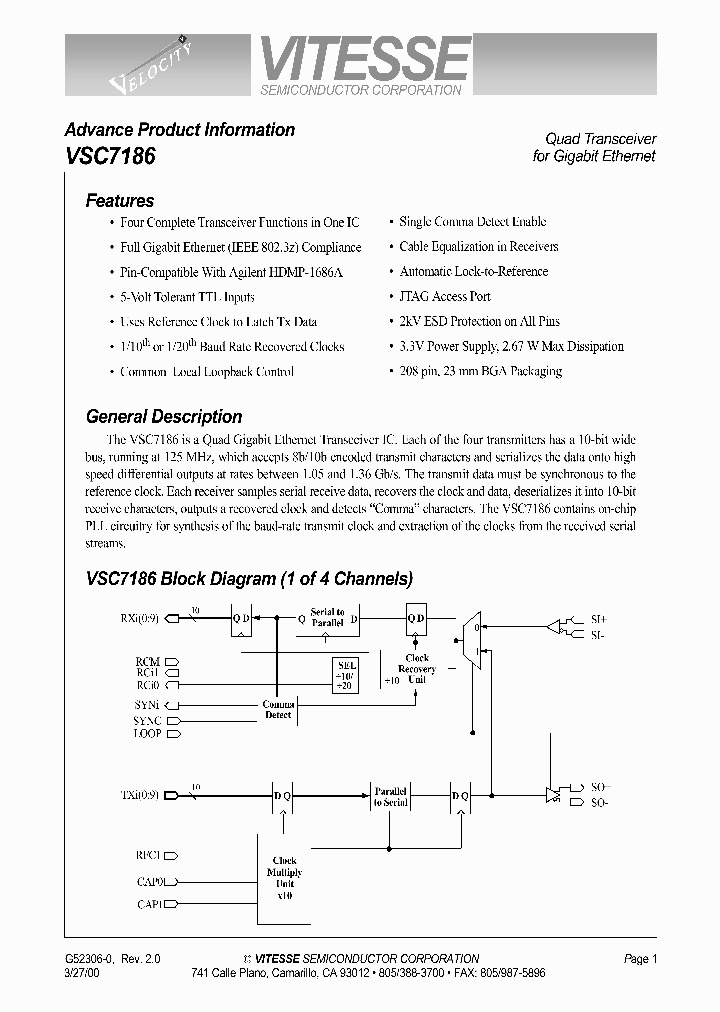 VSC7186TW_8970393.PDF Datasheet