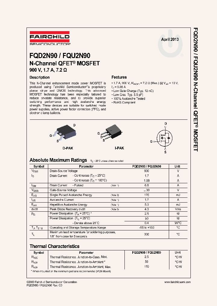 FQU2N90TUAM002_8971251.PDF Datasheet