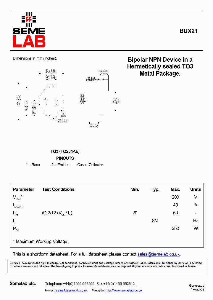 SFBUX21_8972167.PDF Datasheet