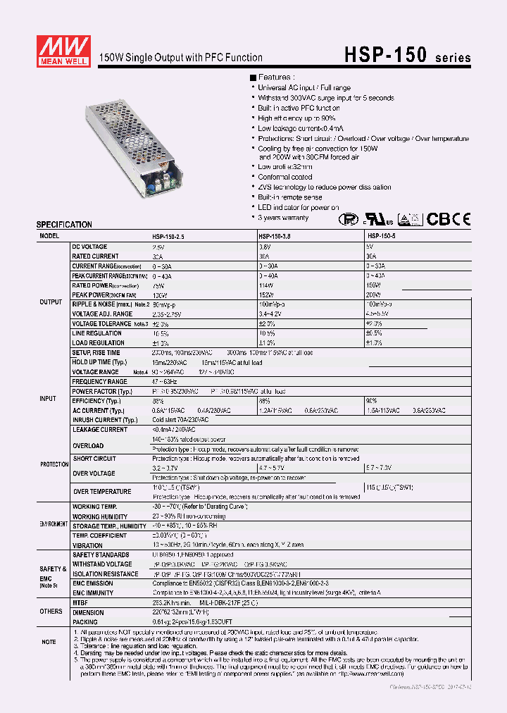 HSP-150_8973627.PDF Datasheet