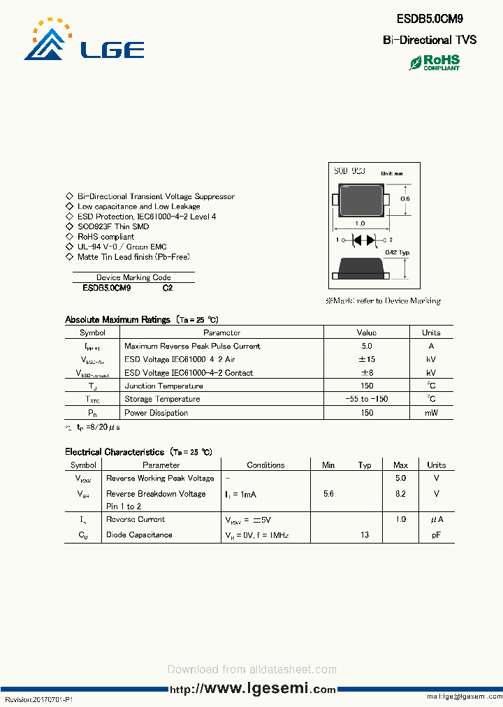 ESDB50CM9_8973449.PDF Datasheet