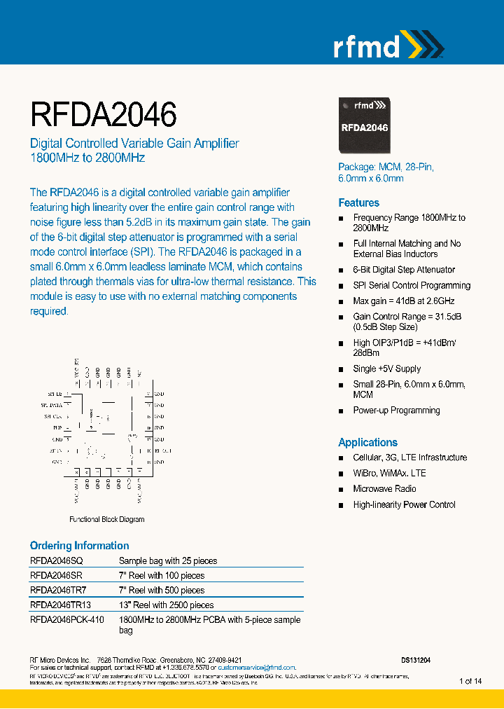 RFDA2046_8974436.PDF Datasheet