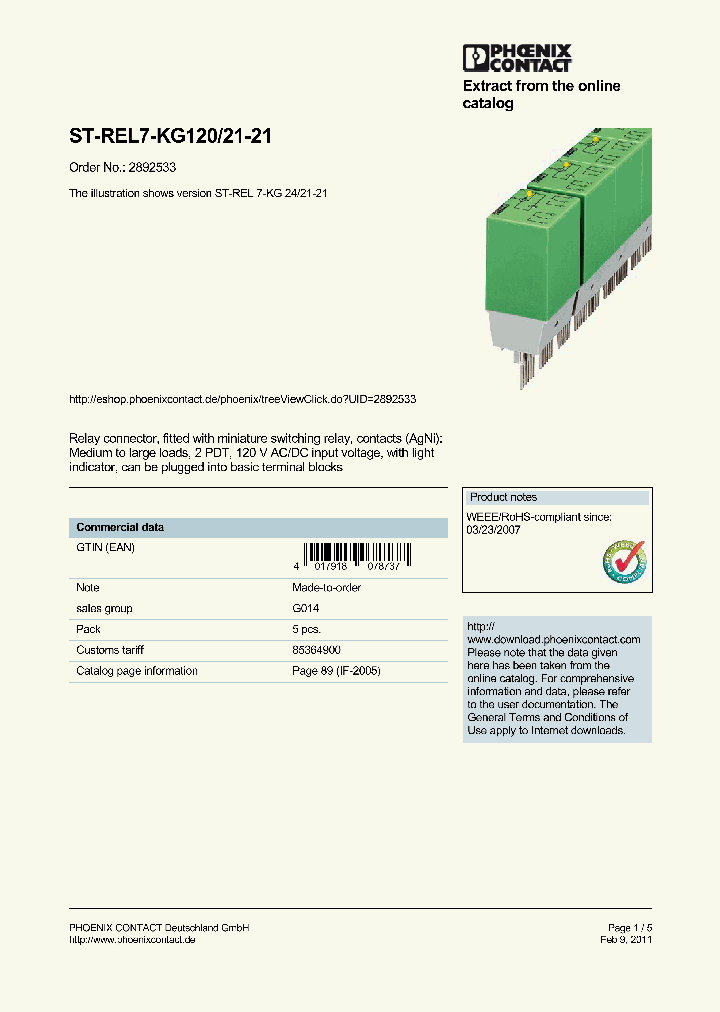 ST-REL7-KG120_8975863.PDF Datasheet