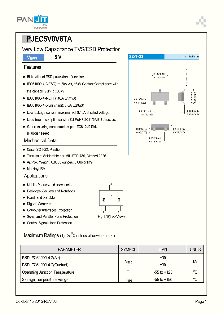 PJEC5V0V6TA_8978982.PDF Datasheet