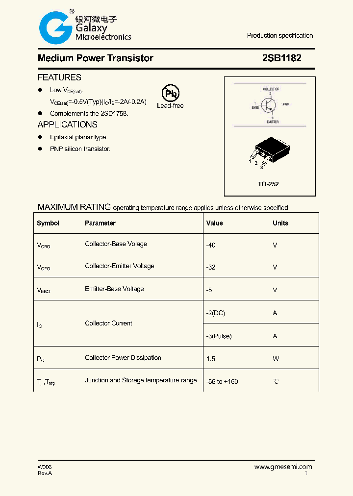 2SB1182_8981155.PDF Datasheet