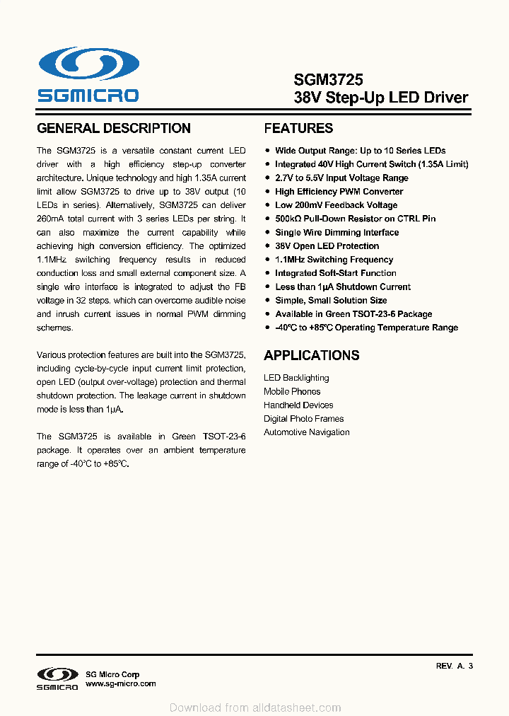 SGM3725YTN6GTR-V1_8982001.PDF Datasheet