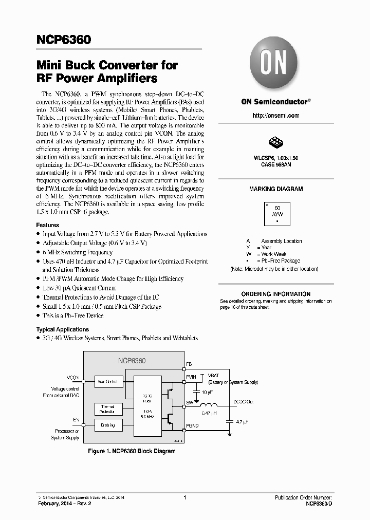 NCP6360FCCT2G_8982313.PDF Datasheet