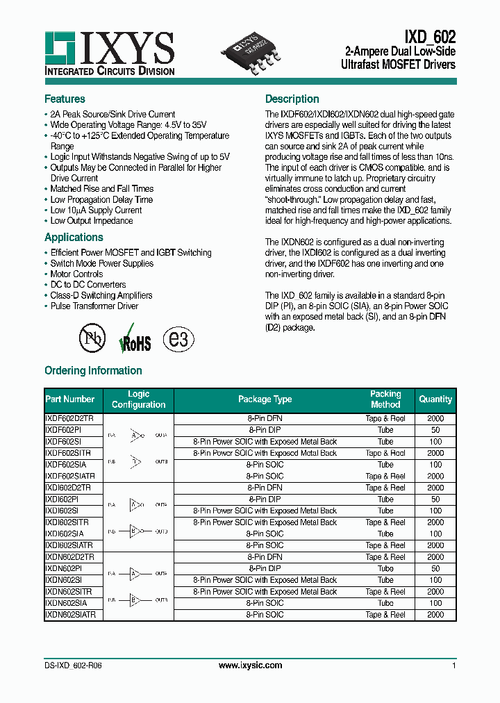 IXDN602D2TR_8982660.PDF Datasheet