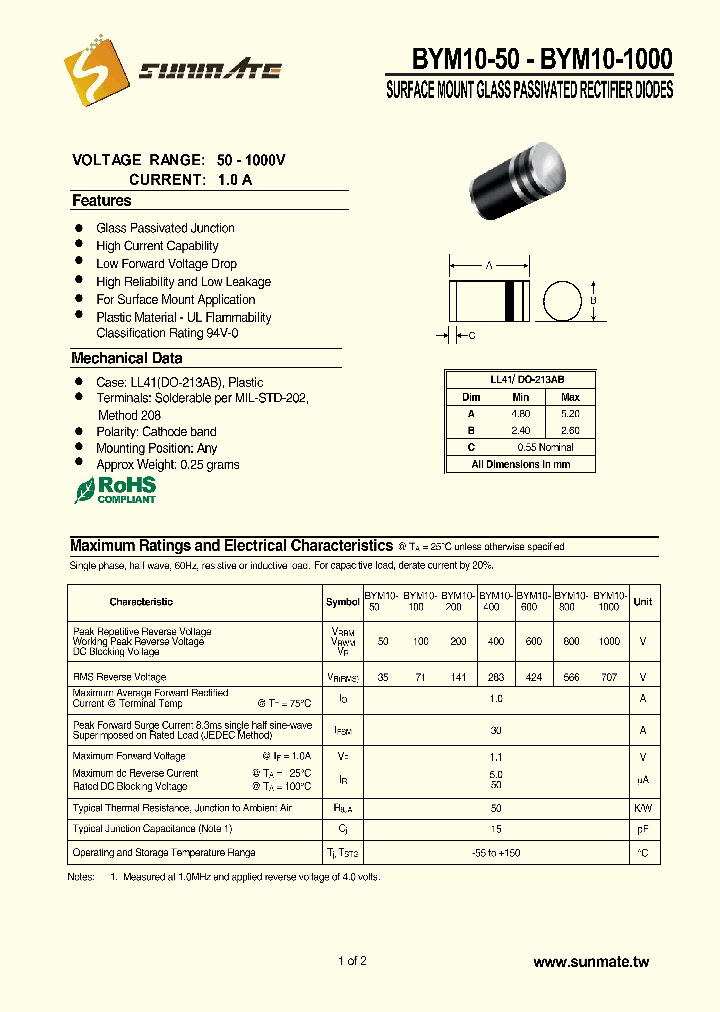 BYM10-50_8982779.PDF Datasheet