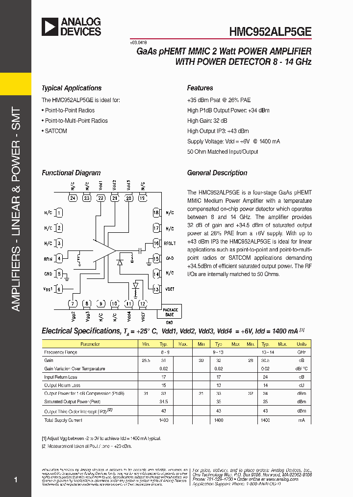 HMC952ALP5GE_8984437.PDF Datasheet