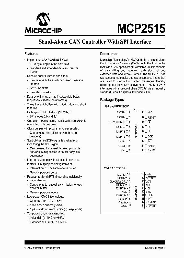 MCP2515T-E_8990249.PDF Datasheet