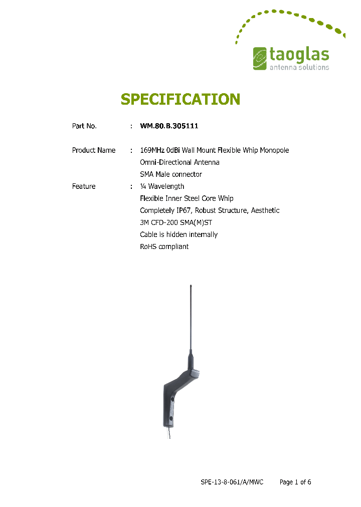 WM80B305111_8993804.PDF Datasheet