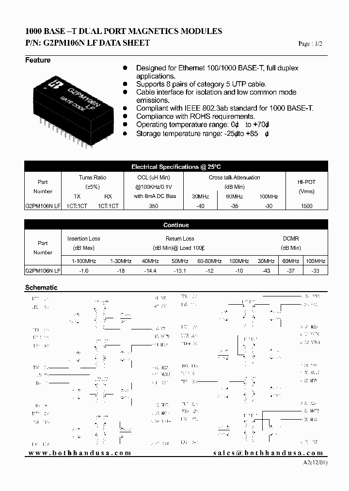 G2PM106N-LF_8995777.PDF Datasheet