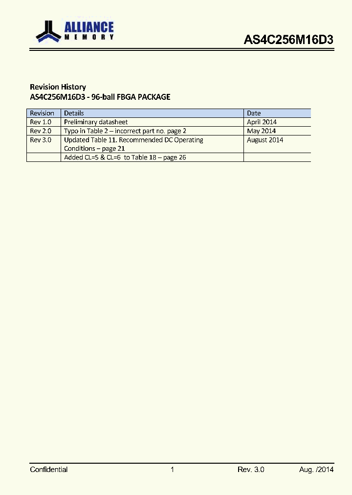 AS4C256M16D3_8997009.PDF Datasheet