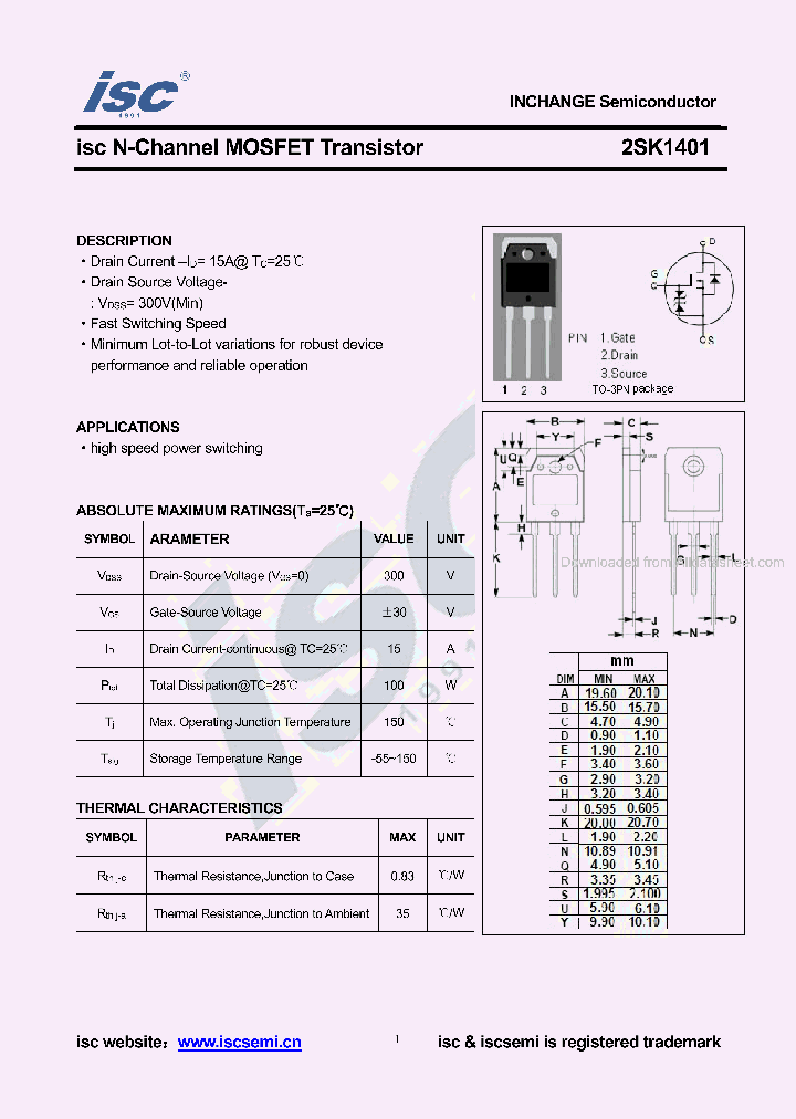 2SK1401_8998606.PDF Datasheet