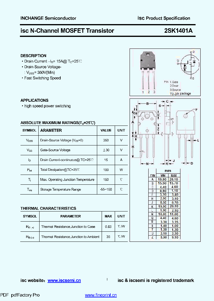 2SK1401A_8998607.PDF Datasheet