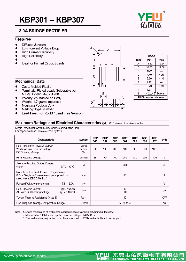 KBP306_8998894.PDF Datasheet