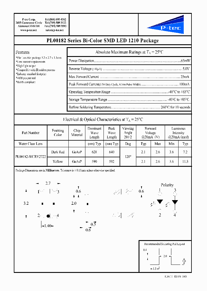 PL00182-WCRY2722_9000237.PDF Datasheet