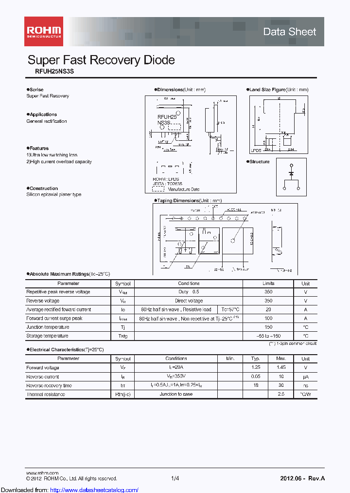RFUH25NS3S_9005501.PDF Datasheet