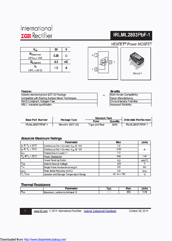 IRLML5103TRPBF-1_9006044.PDF Datasheet