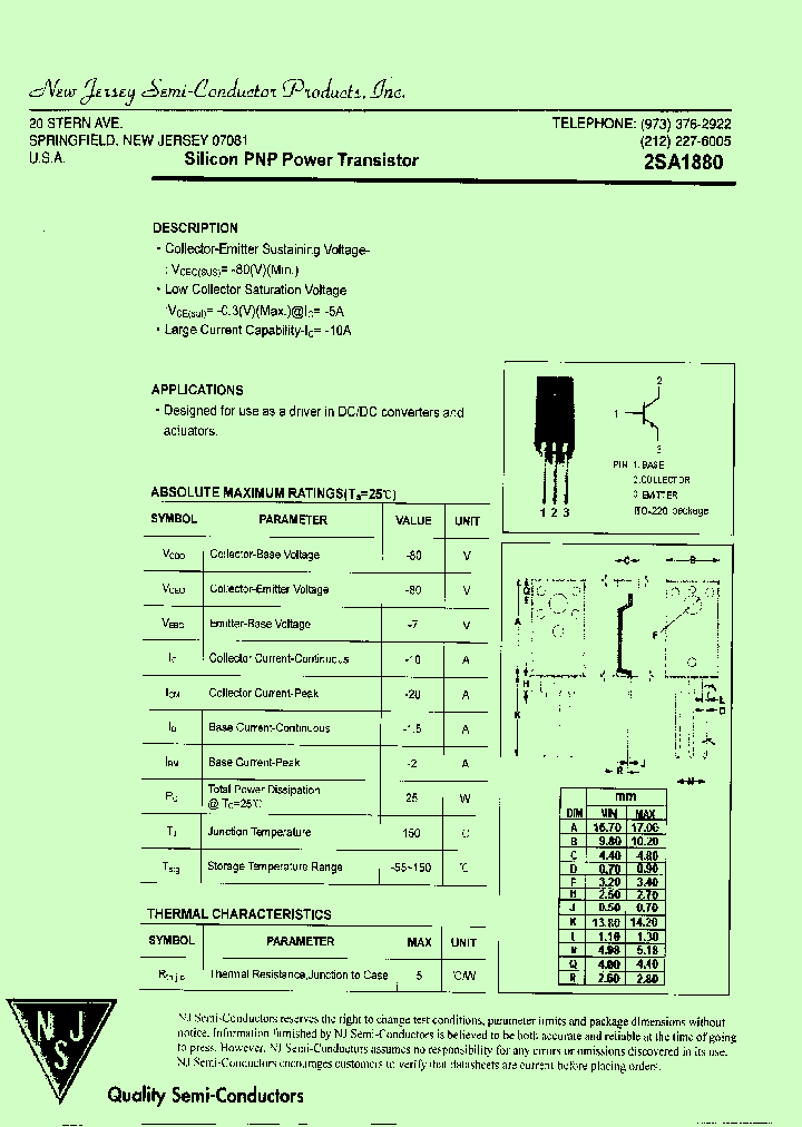 2SA1880_9008110.PDF Datasheet