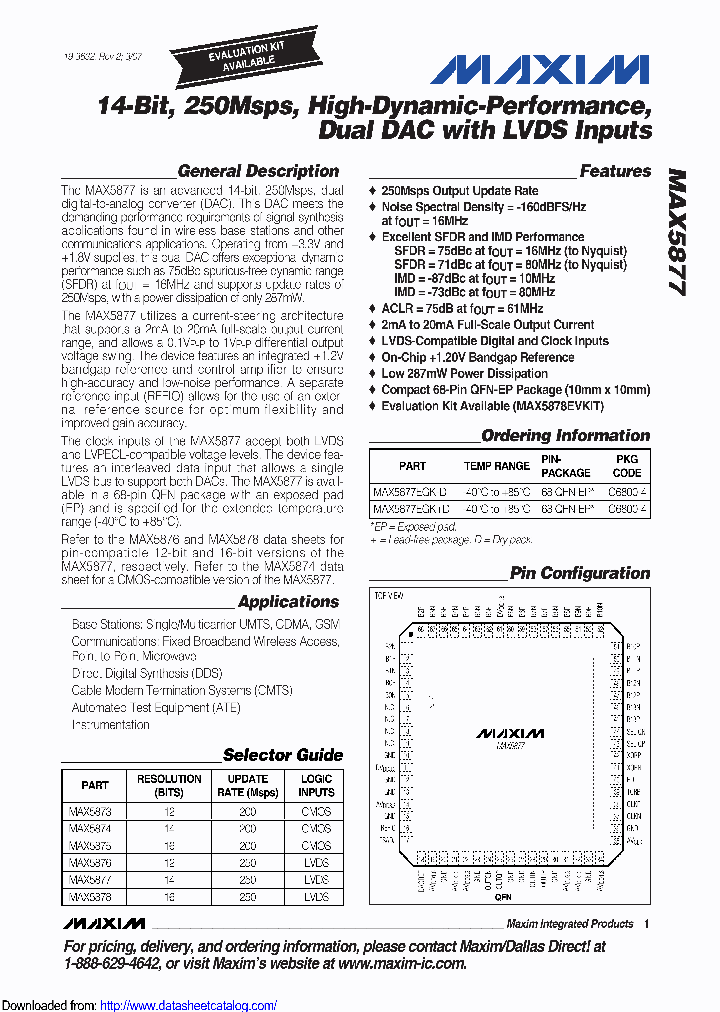 MAX5877EGK-D_9009489.PDF Datasheet