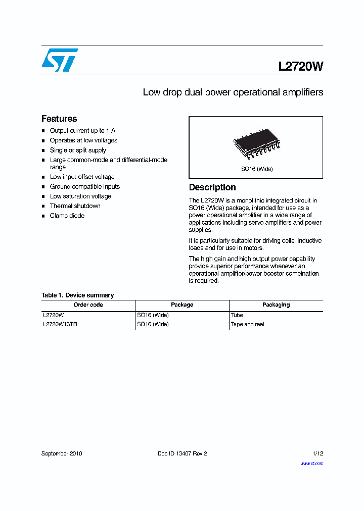 L2720W13TR_9011684.PDF Datasheet