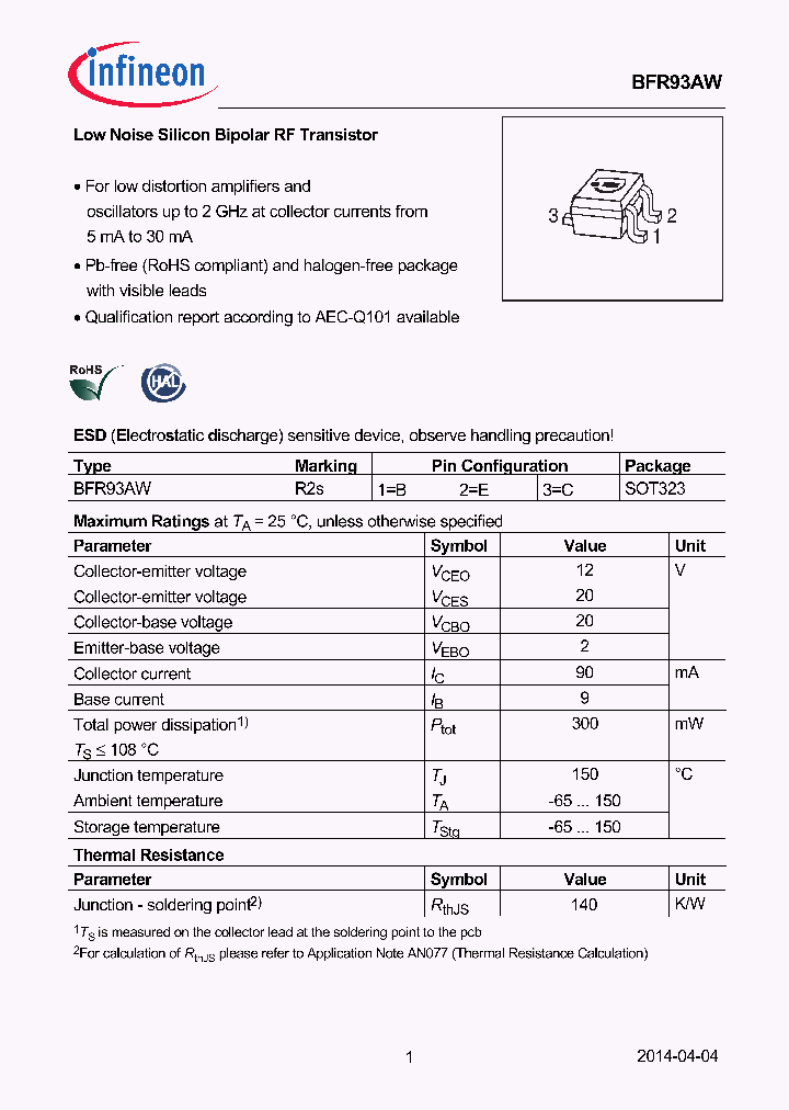 BFR93AW_9013518.PDF Datasheet