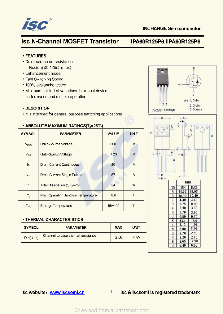 IPA60R125P6_9013743.PDF Datasheet