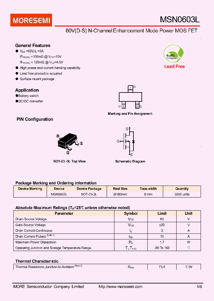 MSN0603L_9013944.PDF Datasheet