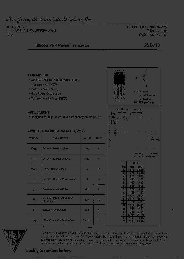 2SB713_9015045.PDF Datasheet