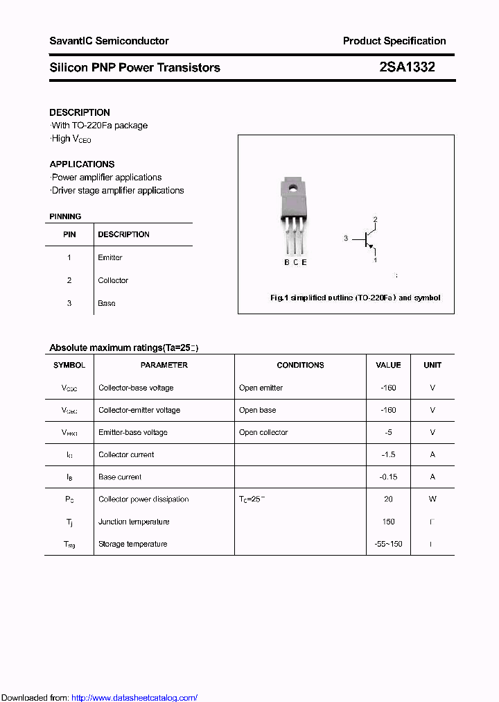 2SA1332_9016983.PDF Datasheet