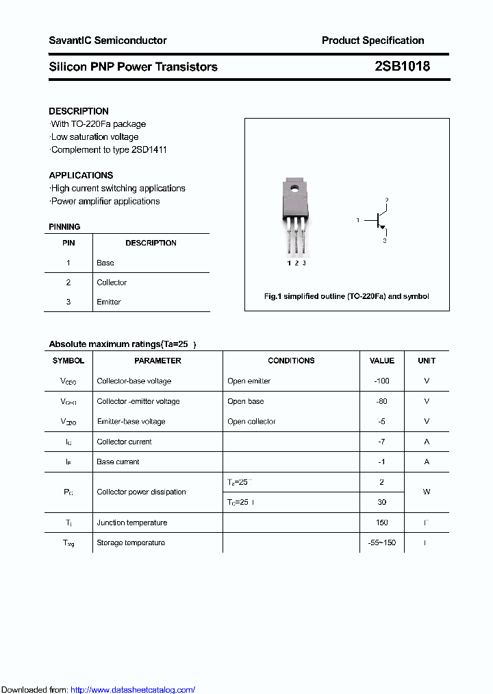 2SB1018_9016992.PDF Datasheet