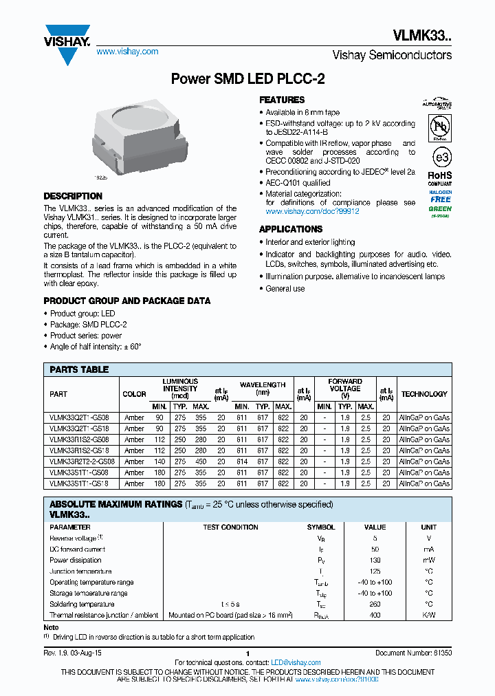 VLMK33S1T1-GS08_9017516.PDF Datasheet