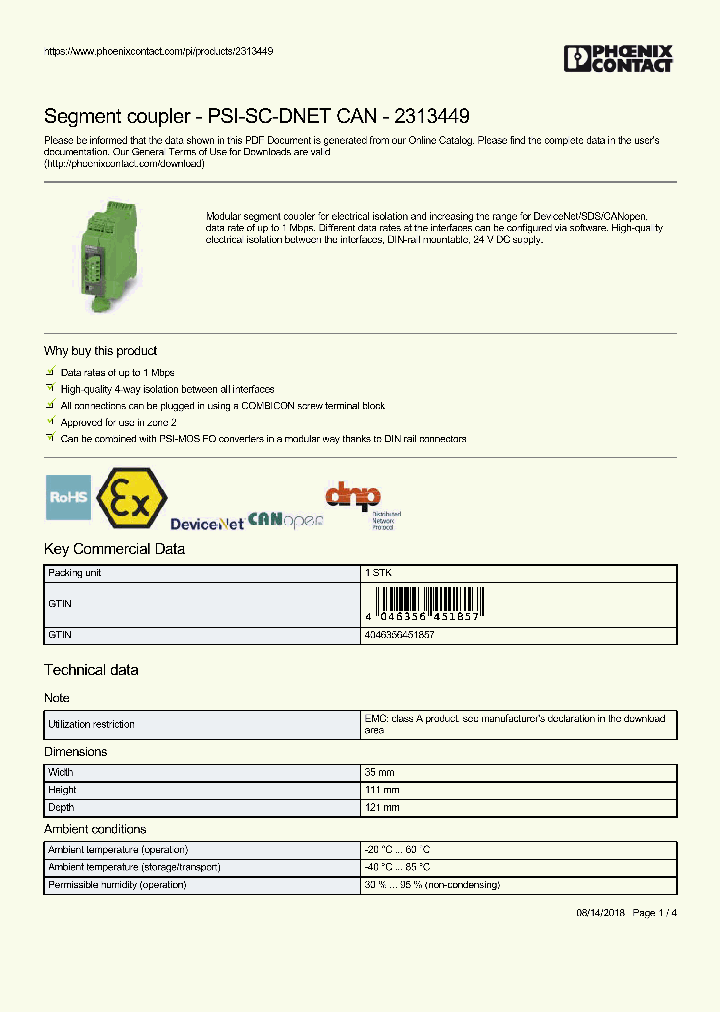 PSI-SC-DNET-CAN_9020662.PDF Datasheet