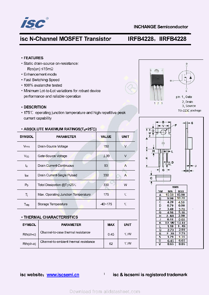 IIRFB4228_9023340.PDF Datasheet