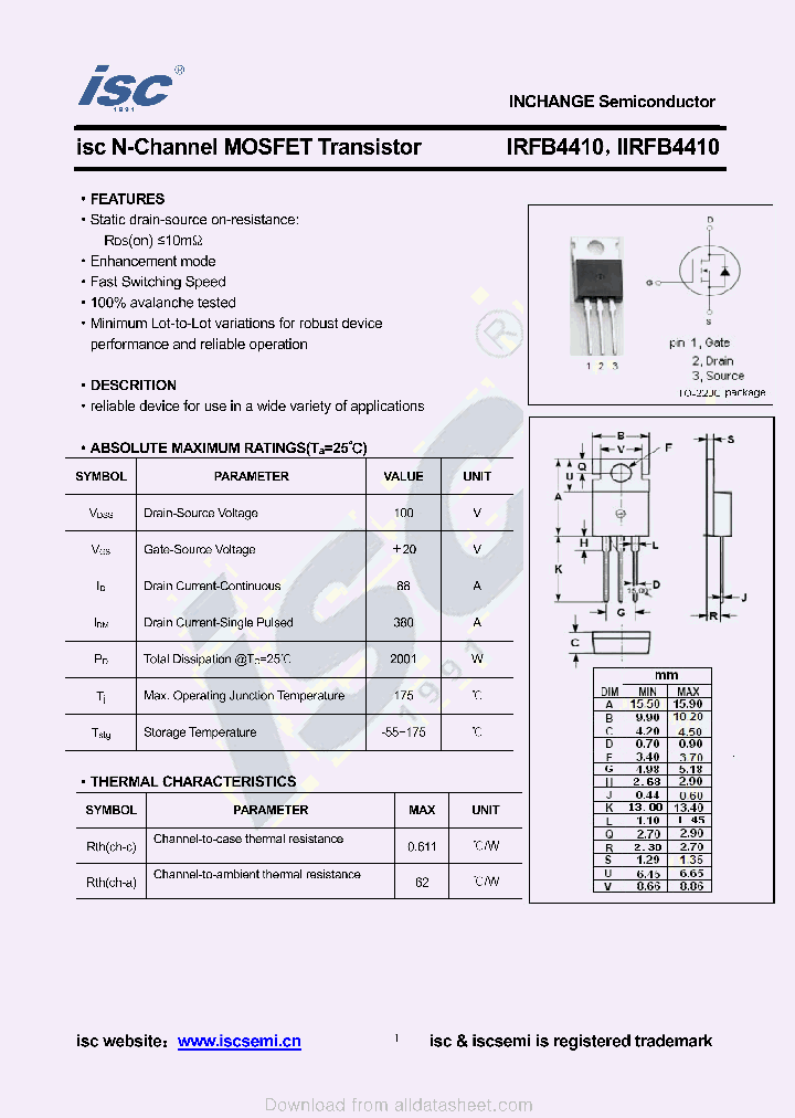 IIRFB4410_9023343.PDF Datasheet