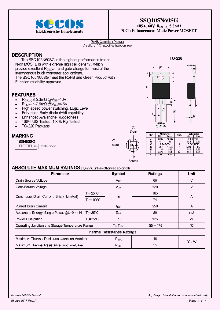 SSQ105N60SG_9023731.PDF Datasheet