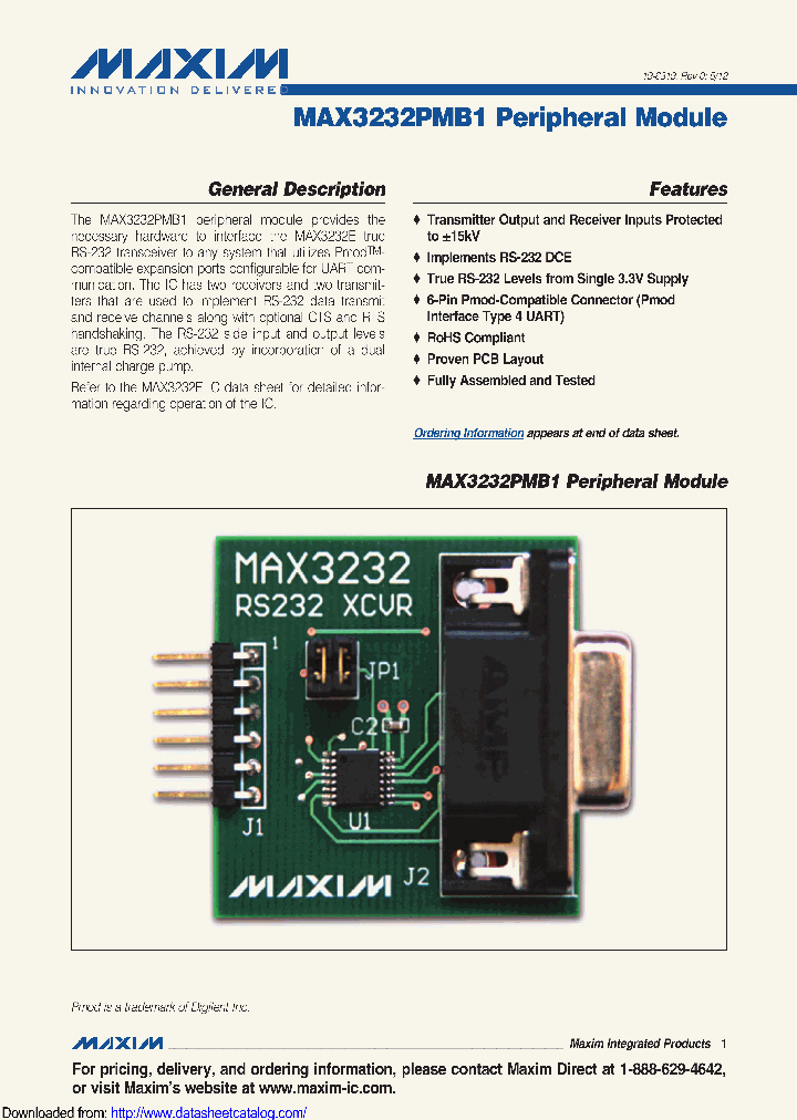MAX3232PMB1_9028625.PDF Datasheet
