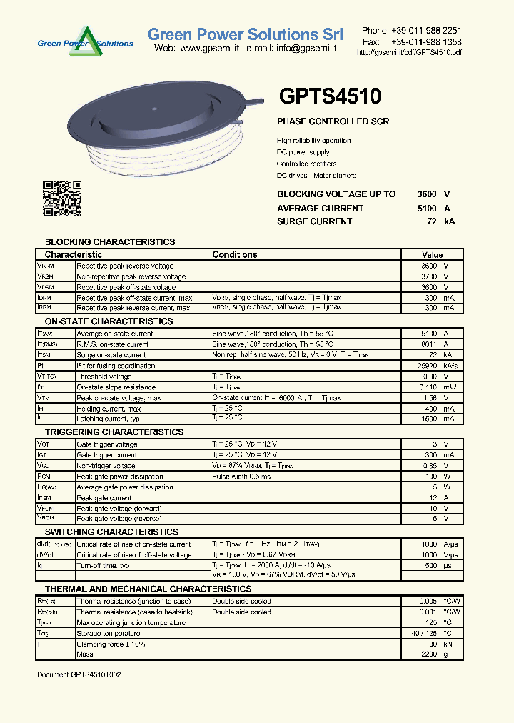 GPTS4510_9030974.PDF Datasheet