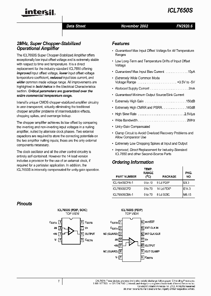 ICL7650S_9031234.PDF Datasheet