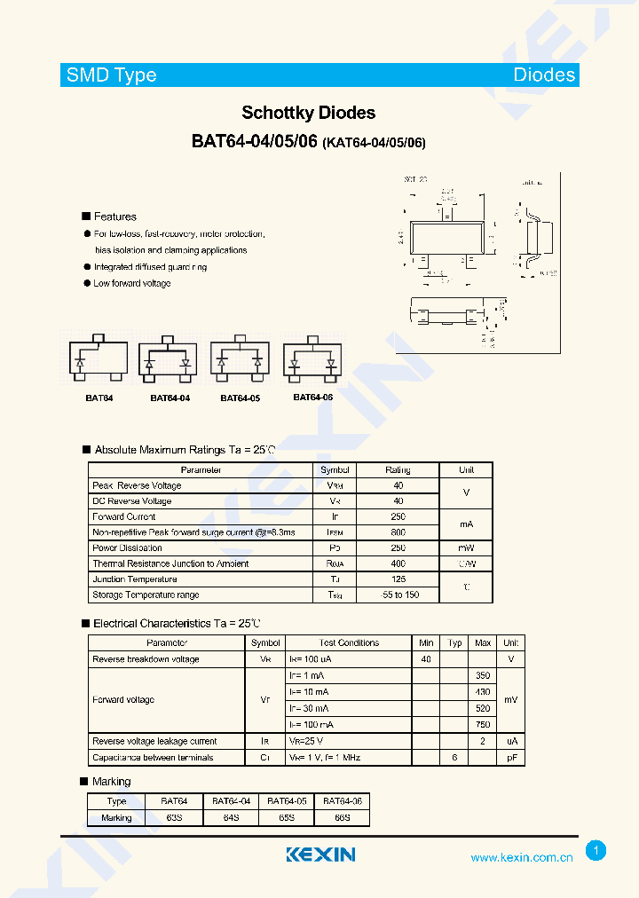 BAT64-04_9031307.PDF Datasheet