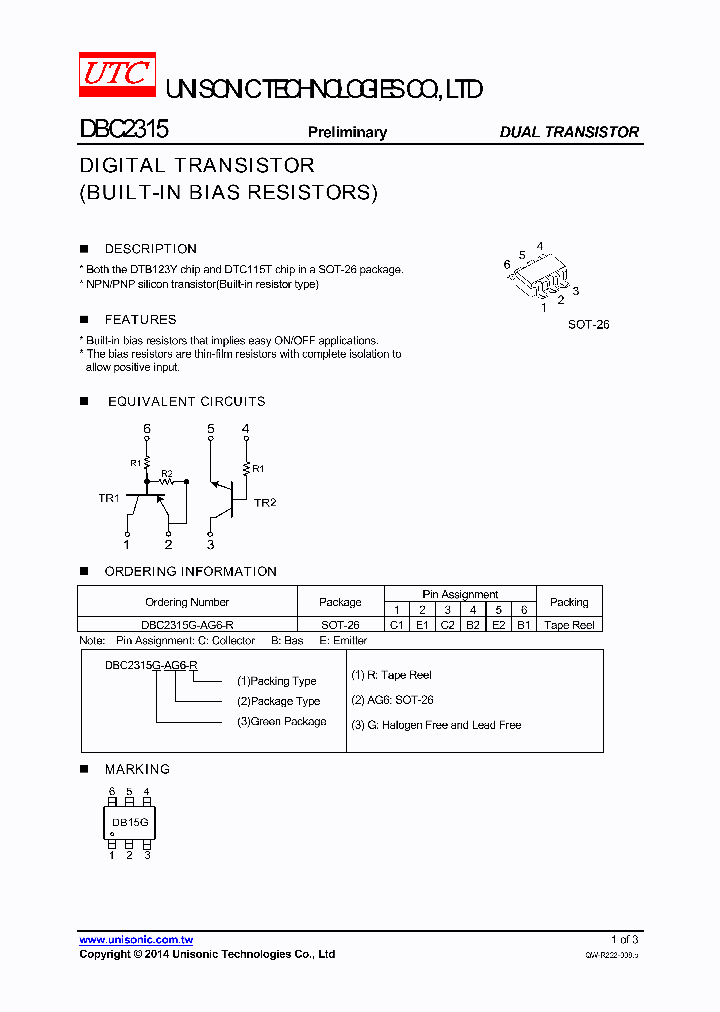 DBC2315_9031779.PDF Datasheet