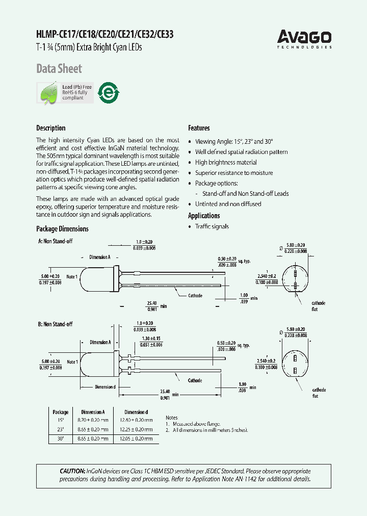 HLMP-CE32-Y10DD_9032545.PDF Datasheet